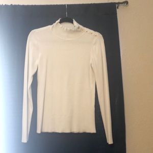 WH/BM white sweater